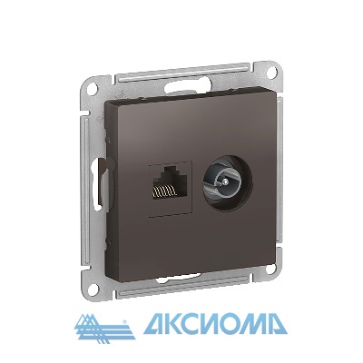  2- RJ45 .5E+TV  ATN000689 ATLASDESIGN Schneider Electric (5)