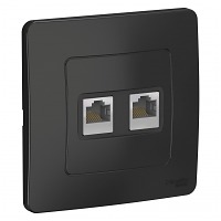 ������� �/� ������������ 2�RJ45 ���.5E �������� BLNIS045456 BLANCA Schneider Electric