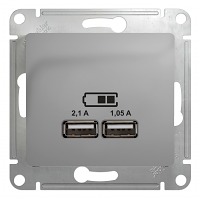  USB A+A, 5/2,1, 25/1,05  GSL000333 Glossa Schneider Electric (1)