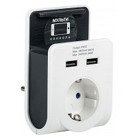  -02/01 1  2P+PE 16 2USB 2,4    IEK