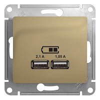 ������� USB A+A, 5�/2,1�, 2�5�/1,05� ����� GSL000433 Glossa Schneider Electri� (1)