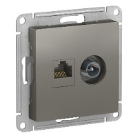 ������� 2-� RJ45 ���.5E+TV ����� ATN000989 ATLASDESIGN Schneider Electric